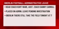 Two Oberlin coaches placed on leave pending investigation, officials say