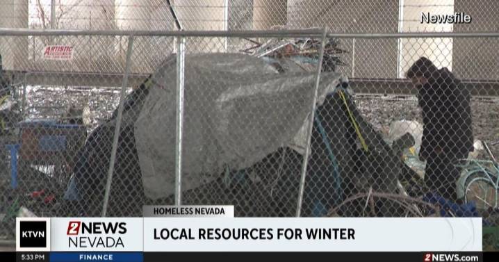Homeless community in Nevada prepares for winter months