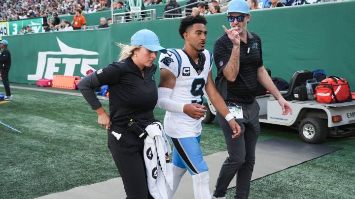 Panthers QB Bryce Young leaves game vs. Jets with ankle injury