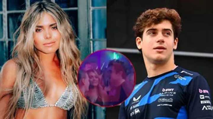 Franco Colapinto a los besos con Meri Deal