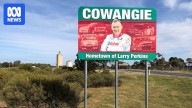 Thieves steal Cowangie sign honouring local racing legend Larry Perkins