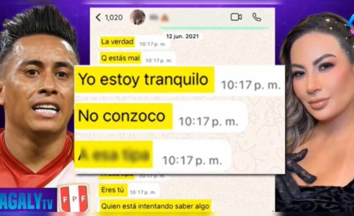 Pamela López expone chats de Christian Cueva donde juró por sus hijos que no fue infiel con Nadeska Widausky: "Ni la conozco"