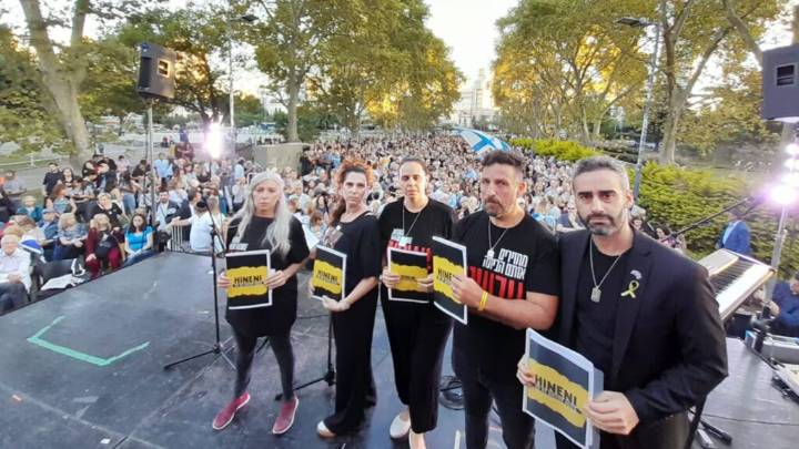 «Somos la voz de los secuestrados»: Miles de personas recordaron el ataque de Hamas a Israel en el Parque Centenario