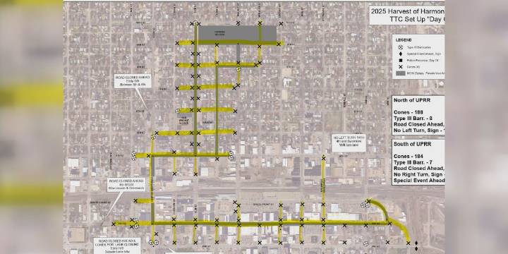 City of Grand Island announces street closures ahead of Harvest of Harmony