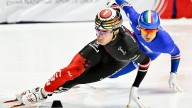 Dandjinou, Sarault win gold on 4-medal day for Canada at short track World Tour in Montreal