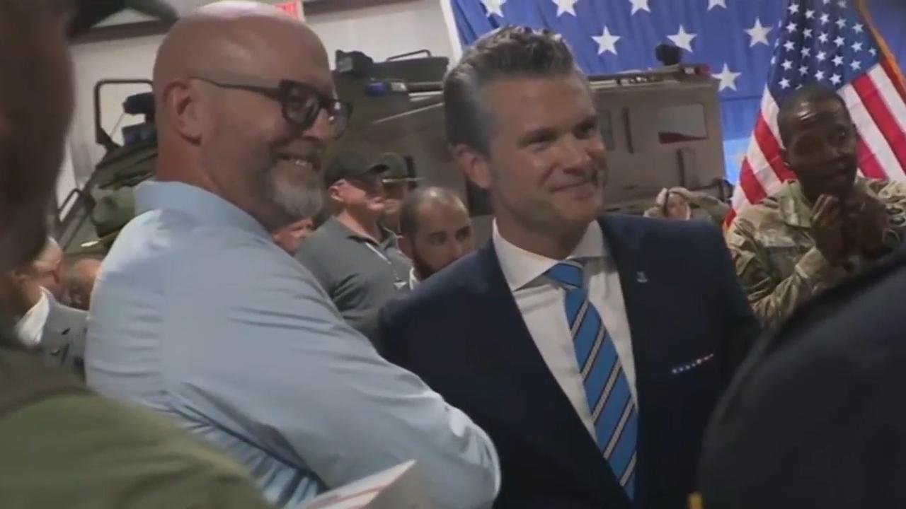 Defense Secretary Hegseth rallies federal agents and troops in Memphis as part of crime task force