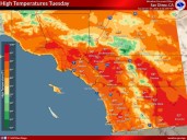 Heat advisory issued as Santa Ana winds bring high temps to San Diego County