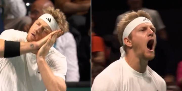 El provocador festejo de un tenista que desató la furia del público francés en el Masters 1000 de París