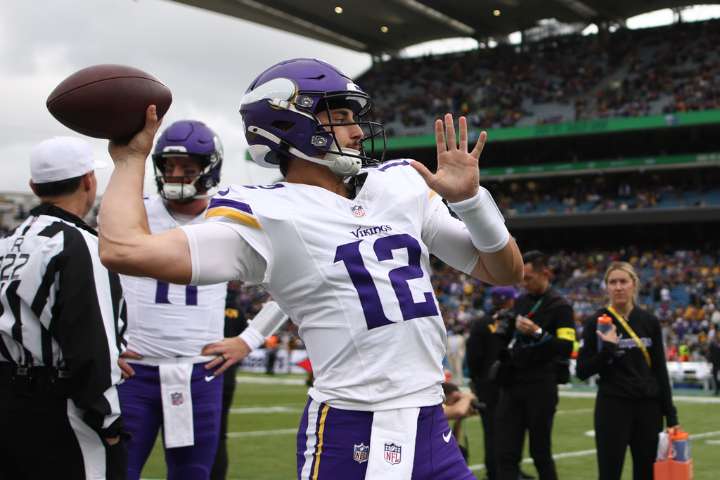 What did Max Brosmer prove as the backup for the Vikings?