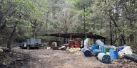 En territorio de Los Mayos: Marina asegura narcolaboratorio con más de 2 toneladas de metanfetamina en Durango