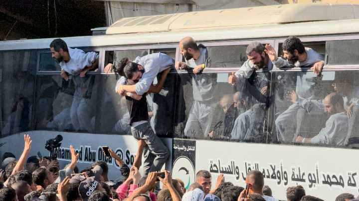 Photos: Ceasefire in Gaza brings reunions amid devastation : The Picture Show : NPR