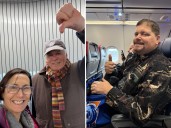 Travel nightmare across the northeast as severe weather causes hundreds of flight cancellations and delays