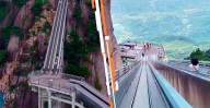 China inaugura la escalera mecánica más larga del mundo