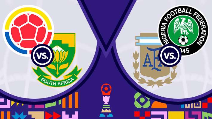 ¡En vivo! Revisa formaciones del Colombia-Sudáfrica y Argentina-Nigeria por los octavos del Mundial Sub 20