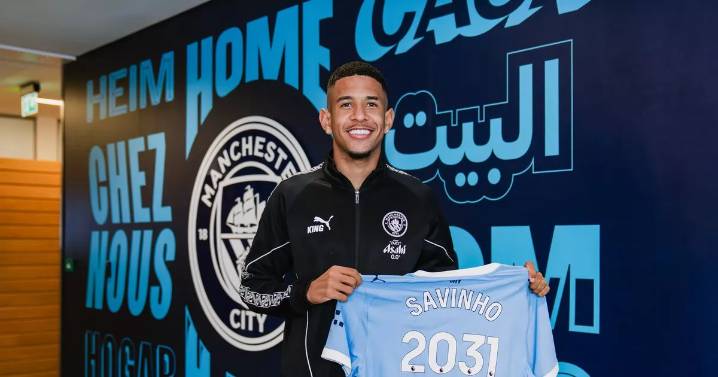 Savinho breaks silence as Manchester City U
