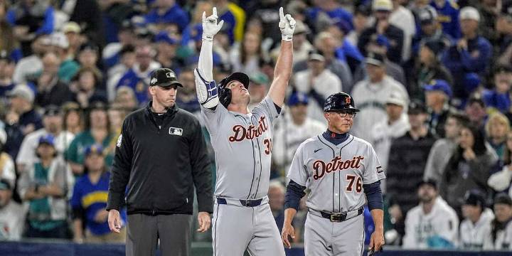 Tigers’ Kerry Carpenter makes Mariners regret George Kirby move with HR