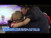 Father detained by immigration agents in Niles released, reunited with teen daughter fighting cancer