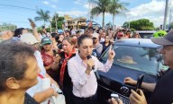 Promete Claudia Sheinbaum ayuda a damnificados por lluvias en Poza Rica