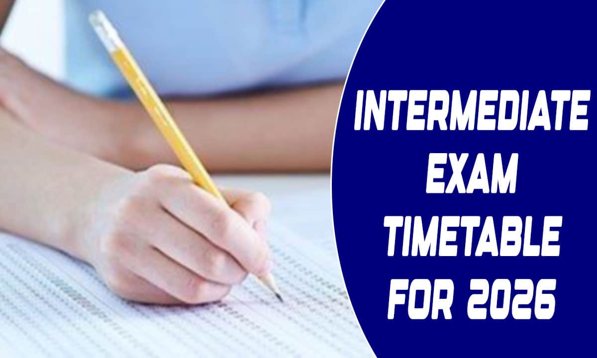 TSBIE Announces Telangana Intermediate Exam Timetable for 2026; Exams Begin February