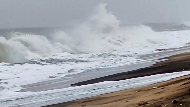 Rain lashes 8 southern Odisha districts as 'Montha' intensifies into severe cyclonic storm