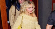 Sabrina Carpenter’s Yellow Knitted Mini Dress Look Will Cure Your Fall Blues