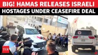 VIDEO: Hamas Fighters Release Seven Israeli Hostages From Gaza Amid Loud Cheer From Palestinians