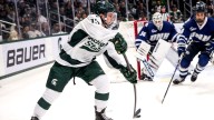 Four-goal third gives MSU hockey series sweep over Northern Michigan