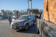 Lo chocan justo frente a la señal que indica vuelta prohibida en Zona Río