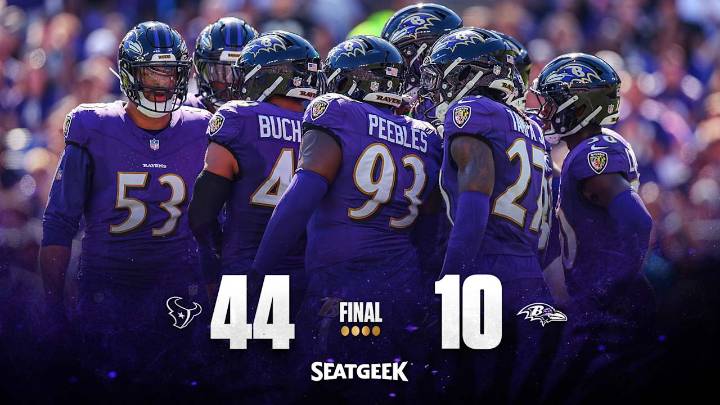 Game Recap: Ravens Drop Third Straight Against Texans