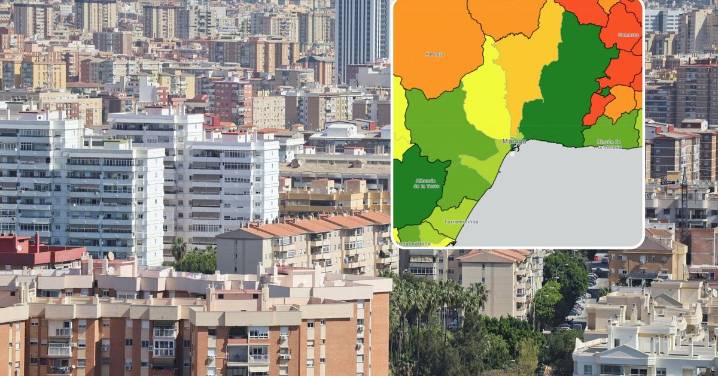 Mapa de la renta de los hogares en Málaga: los distritos más pobres y más ricos de la capital