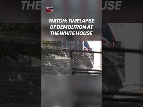 WATCH: Demolition begins at the White House