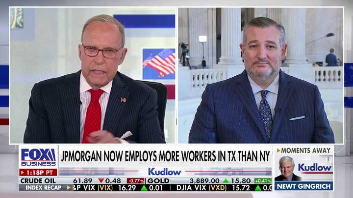 Petty Jerk Ted Cruz Calls Mamdani A 'Jihadist' On Kudlow