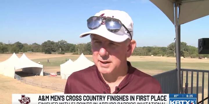 A&M Men’s Cross Country claims Arturo Barrios Invitational title
