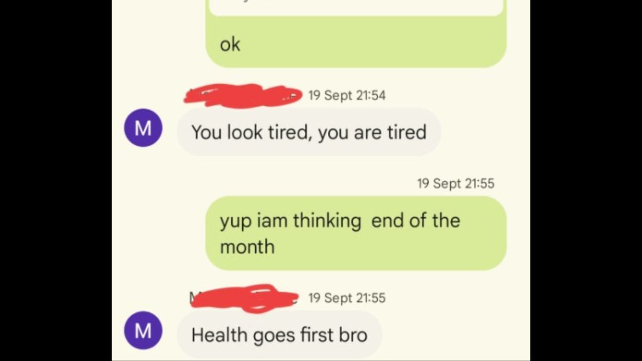 ‘You look tired’: Canadian manager asks Indian employee to take a few days off