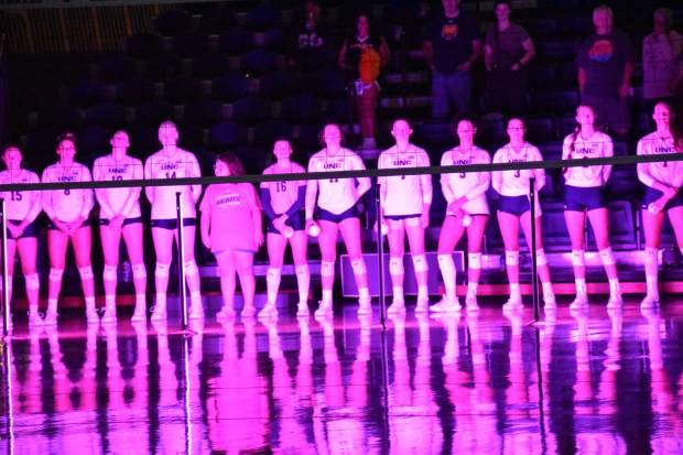 1st-place UNC volleyball meets co-leader Northern Arizona in Big Sky match