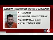 School custodian charged with writing racist, sexual graffiti at Francis Howell High School