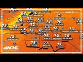 Low pressure system leads to sunny, dry weather