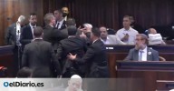 Dos diputados israelíes interrumpen el discurso de Trump en la Knesset al grito de "terrorista"