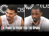 Victor Wembanyama addresses Spurs’ EFFICIENCY in 4