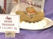 Shop sells Diwali sweets infused with 24-carat gold and silver, priced up to Rs 1.11 lakh per kg Photo Source: ANI [ FULL VIEW ]
