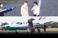 Video: Hace gira Noroña en avión privado