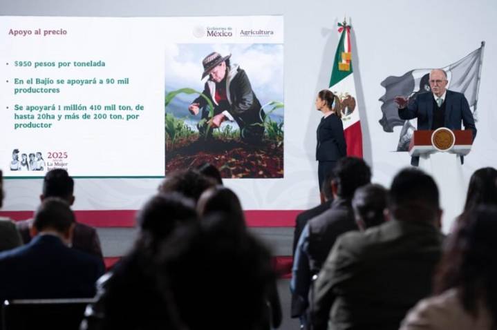 Acuerda Gobierno de México con productores de maíz entregar apoyo de de 950 pesos por tonelada