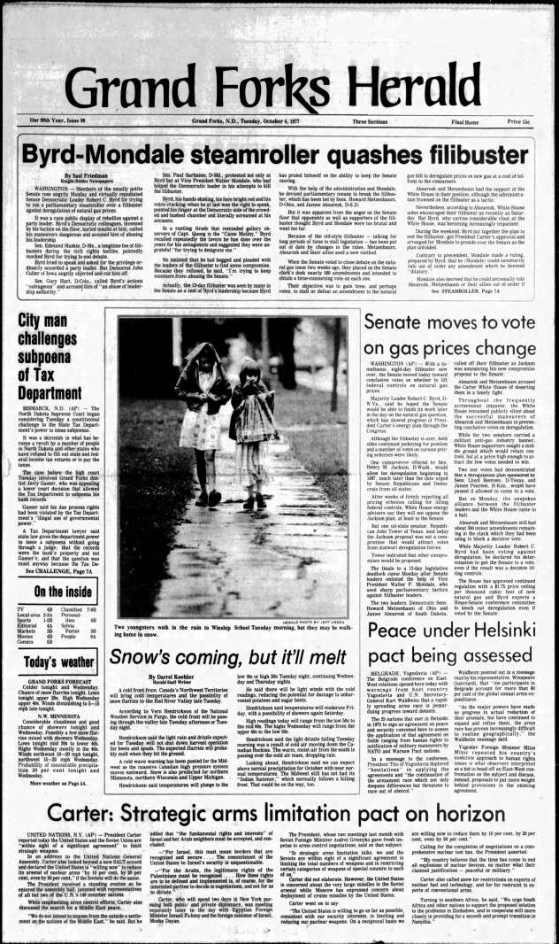 Today in History: Oct. 4, 1977 - Agriculture historian predicts there may be fewer farmers