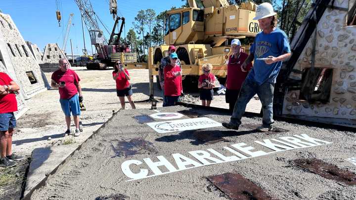 Destin cements memory of Charlie Kirk with memorial reef