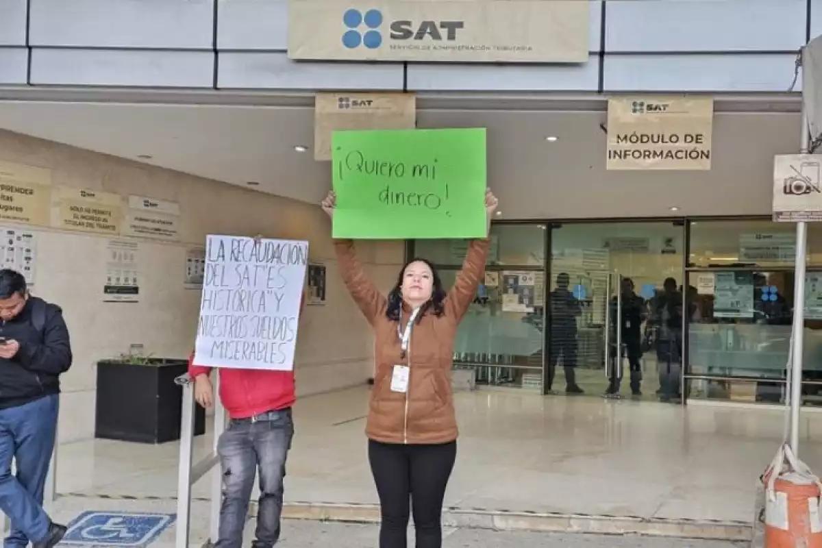 Paro nacional del SAT este 14 de octubre: trabajadores exigen aumento salarial y mejores condiciones laborales