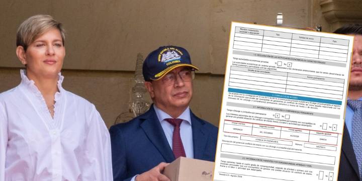 Revelan reporte que demostraría que Petro no se separó “hace años” de Verónica Alcocer: “Le miente al país o falsifica”