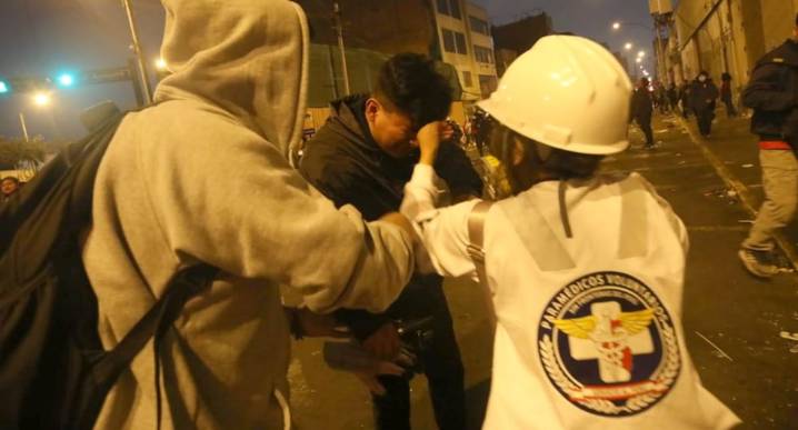 Protestas en el Centro de Lima: Minsa primer reporte 15 heridos y un muerto rúltimasa