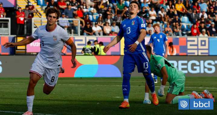 Estados Unidos no tuvo piedad con Italia y pasó por encima para anotarse en cuartos del Mundial Sub 20