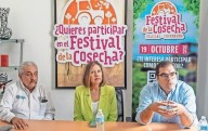 Invitan a ser parte del Festival de la Cosecha