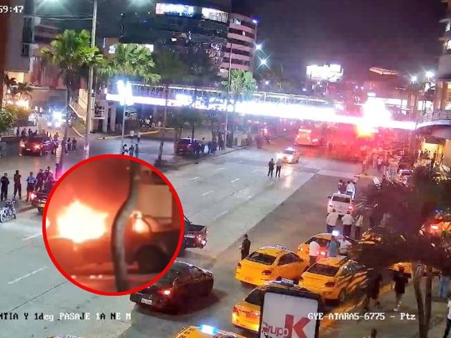 Al menos un muerto y varios heridos por la explosión de un vehículo en Guayaquil, Ecuador